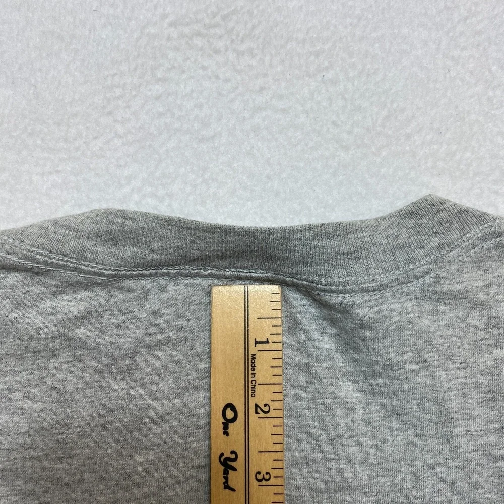 Benedictine T-Shirt Mens Large Gray Short Sleeve Crew Neck
